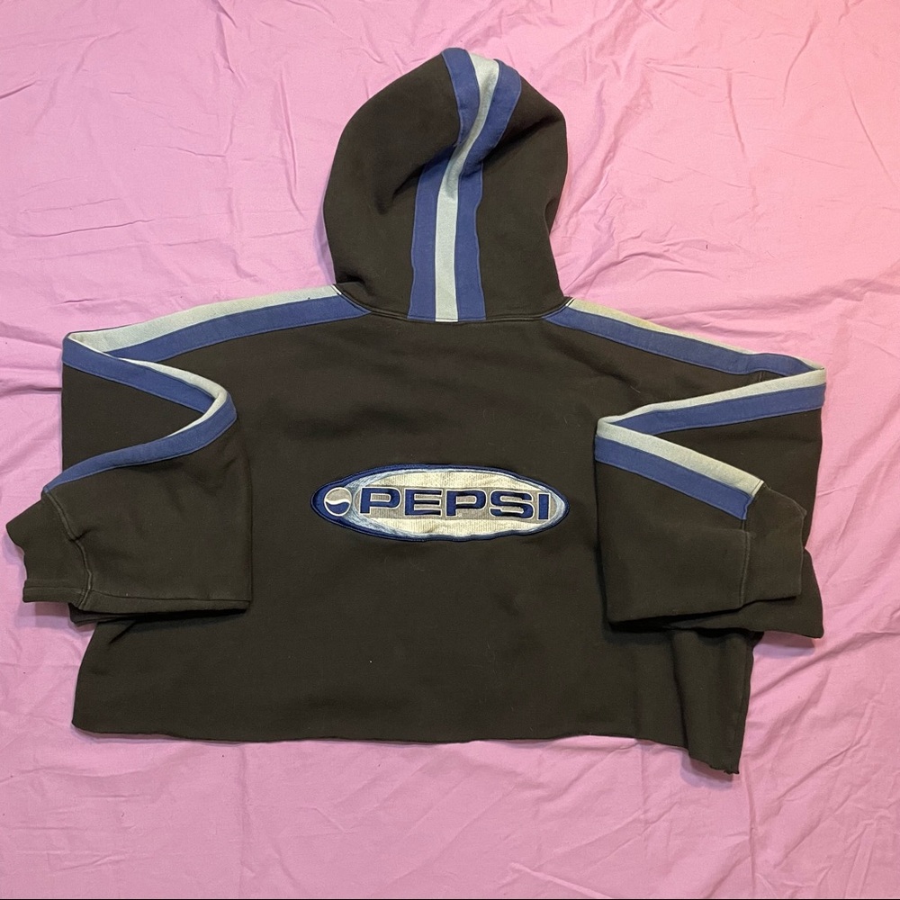 Pepsi cropped hoodie